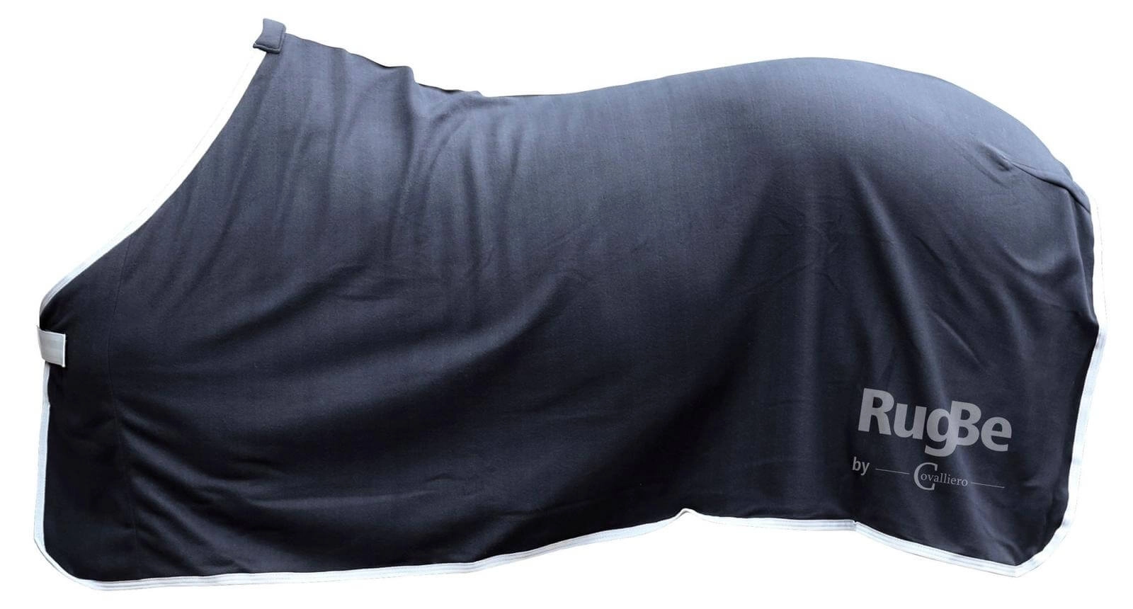 Abschwitzdecke RugBe Economic Fleecedecke Schwarz / 115 cm