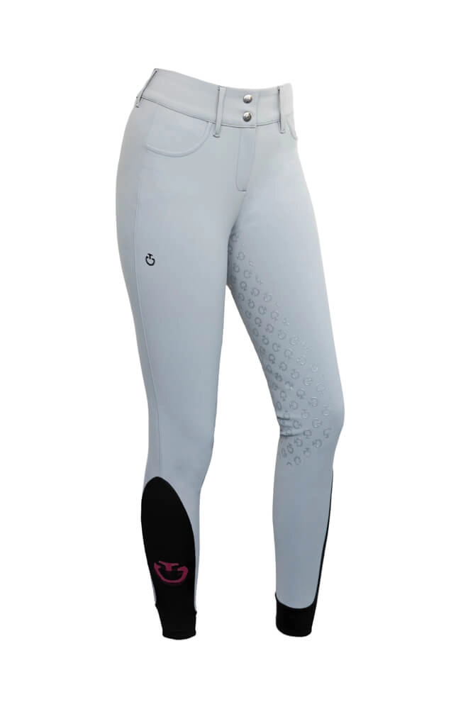 Damenreithose American Full Grip Grau / 40