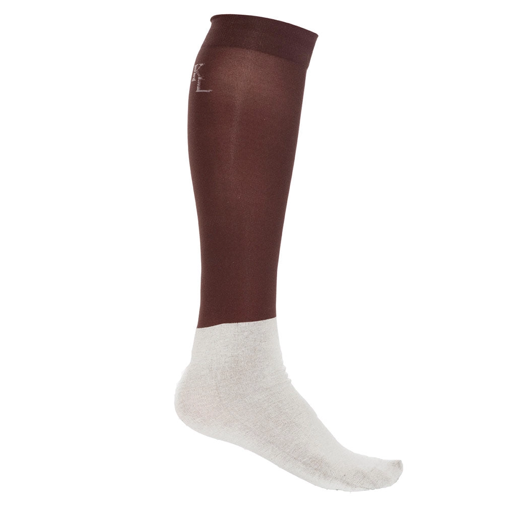 Turnierstrümpfe Classic 3er Pack Braun / 29-35