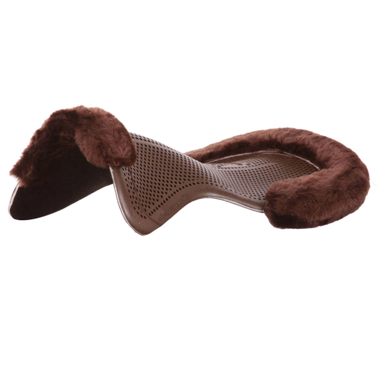 Therapeutisches Gel Pad Cut Out Lammfell Braun/Braun / M