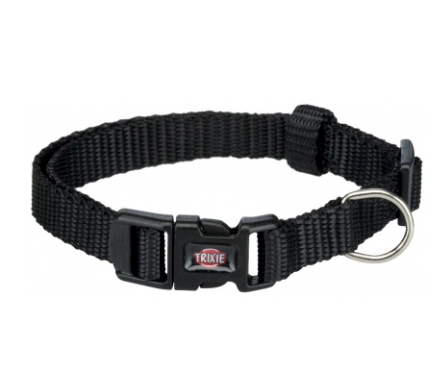 Premium Halsband Schwarz / XS-S