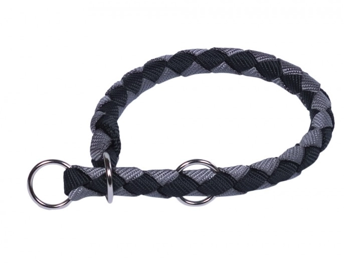 Zughalsband Zugstopp Corda Grau/Schwarz / L