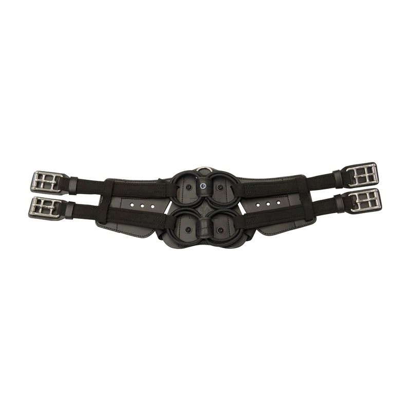 Equi-Soft Sattelgurt ohne Polster Schwarz / 55 cm