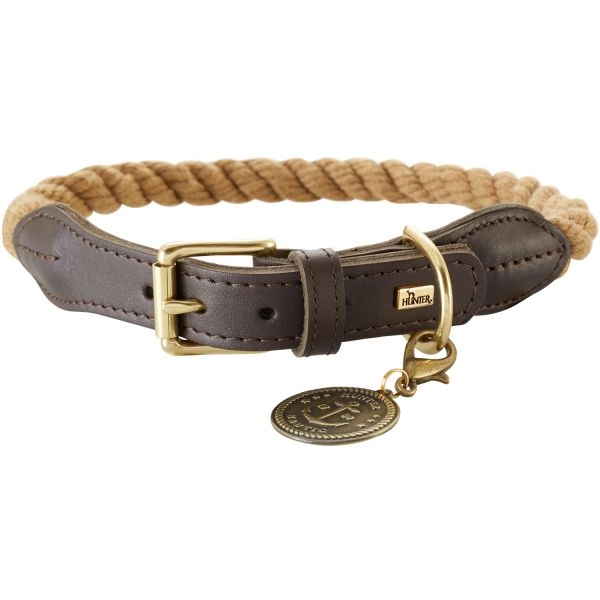 Hundehalsband List Halsband Beige / 47-55 cm
