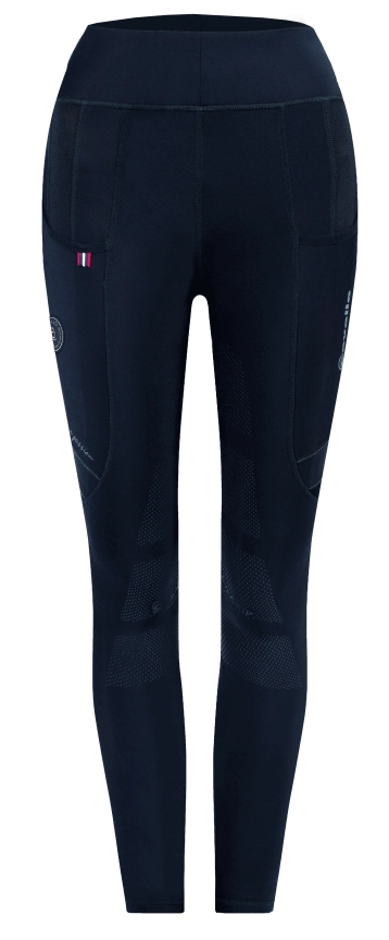 Winter-Reitleggings Damen Full-Grip CAVALIN Grip RL Darkblue / 36