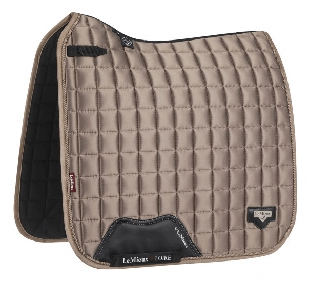 Schabracke LM Loire Classic Satin Dressage Square Dressurschabracke Mink / L/Warmblut