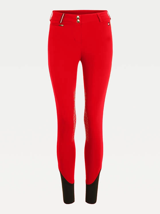Reithose Kneegrip Style Primary Red / XXS