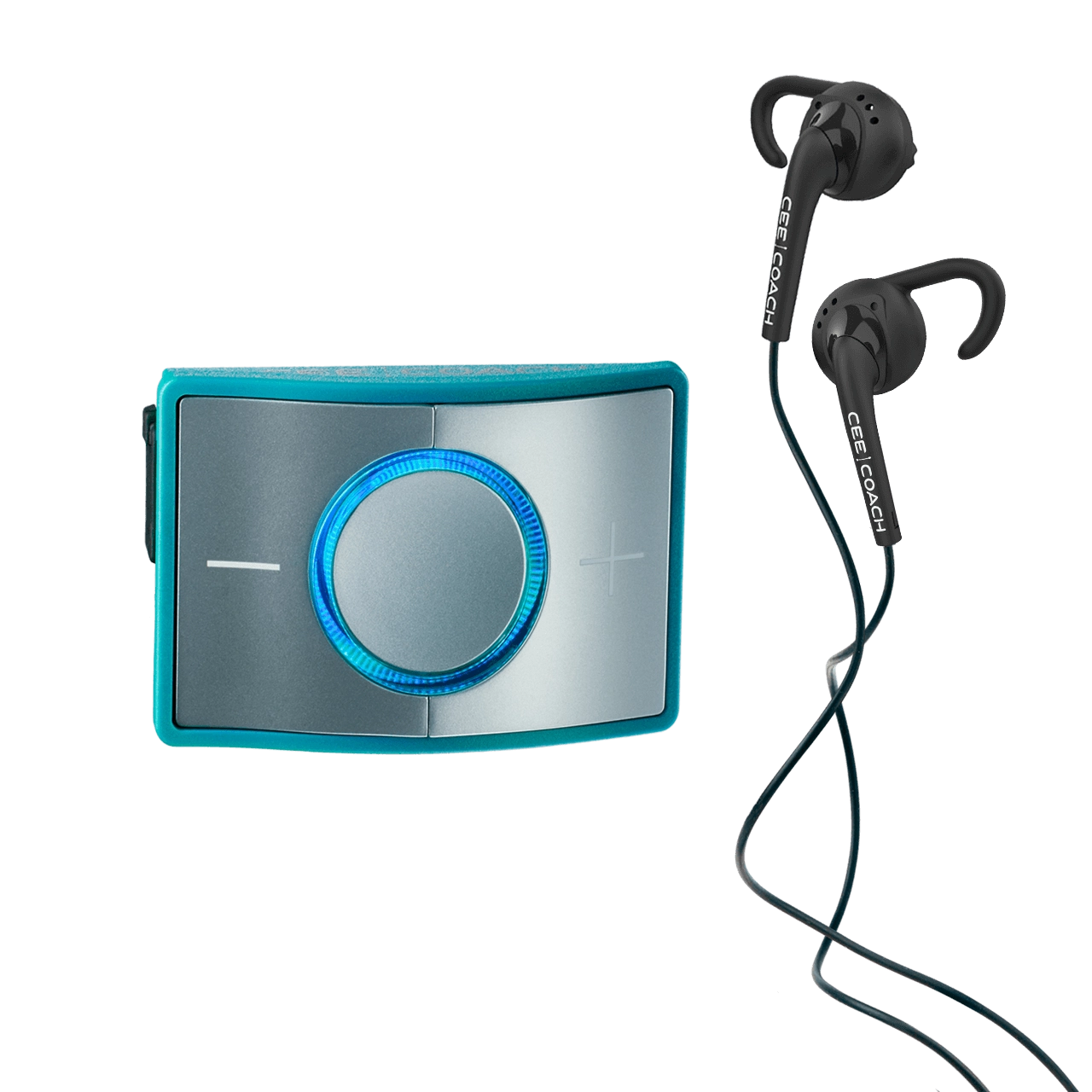 CEECOACH 2 Single Set Kommunikationssystem Reittraining Turquoise