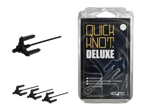 Einflechthilfe Quick Knot Deluxe Schwarz / XL