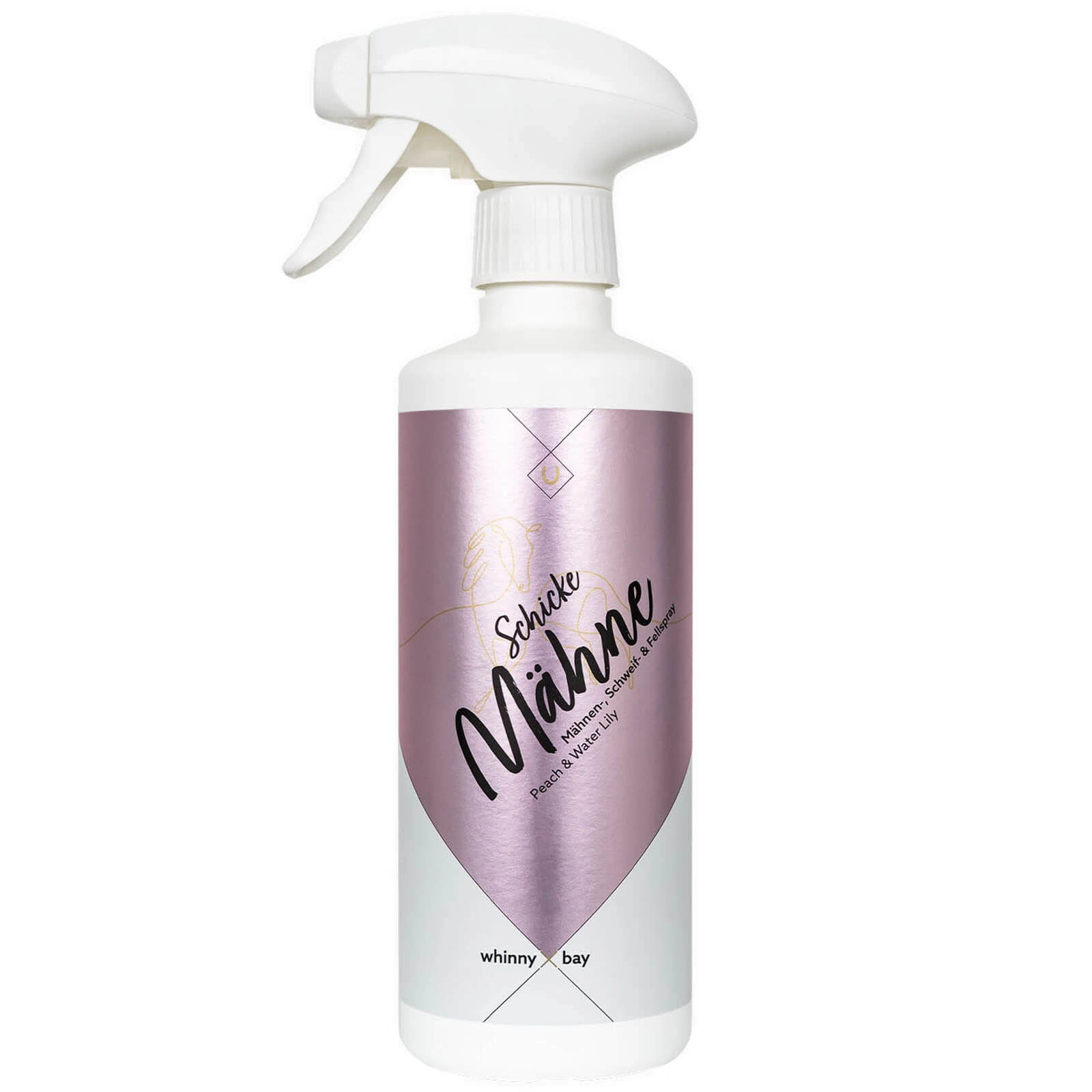Mähnenspray Schicke Mähne Peach & Water Lily Glanzspray Schweifspray 500 ml