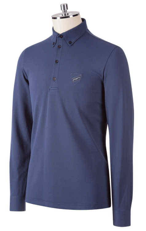 Poloshirt Herren Azio HW 21 Turniershirt Oltremare / 46
