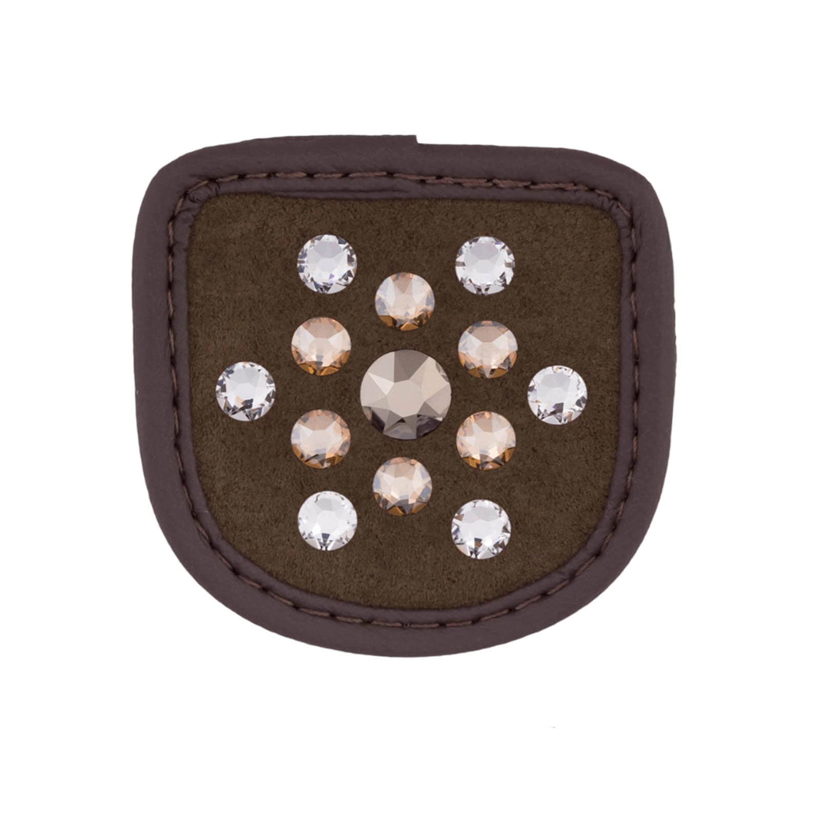 Reithandschuh Patches Flower Golden Wave Braun
