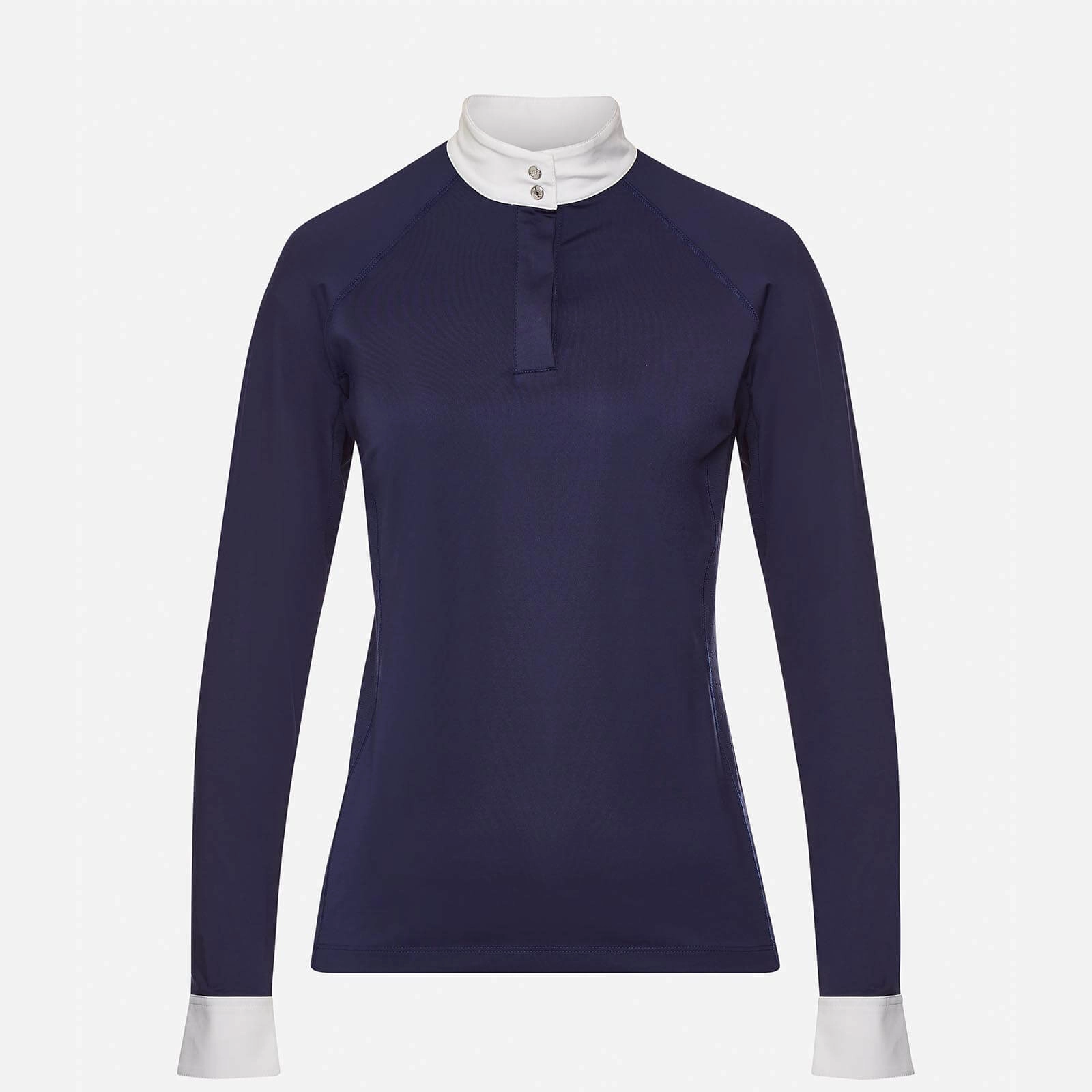 Turniershirt Classic Damen Langarm Midnight Blue / L