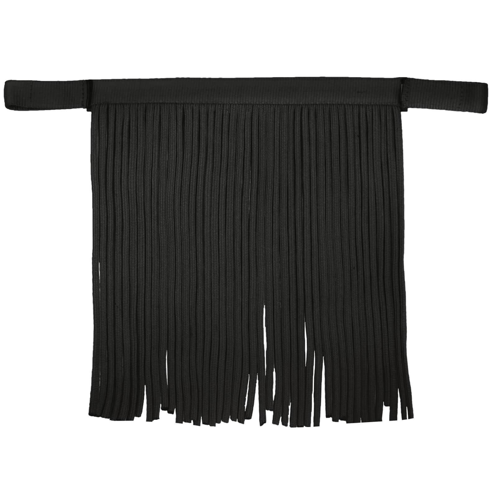 Fliegenfransen Salon Schwarz / Pony