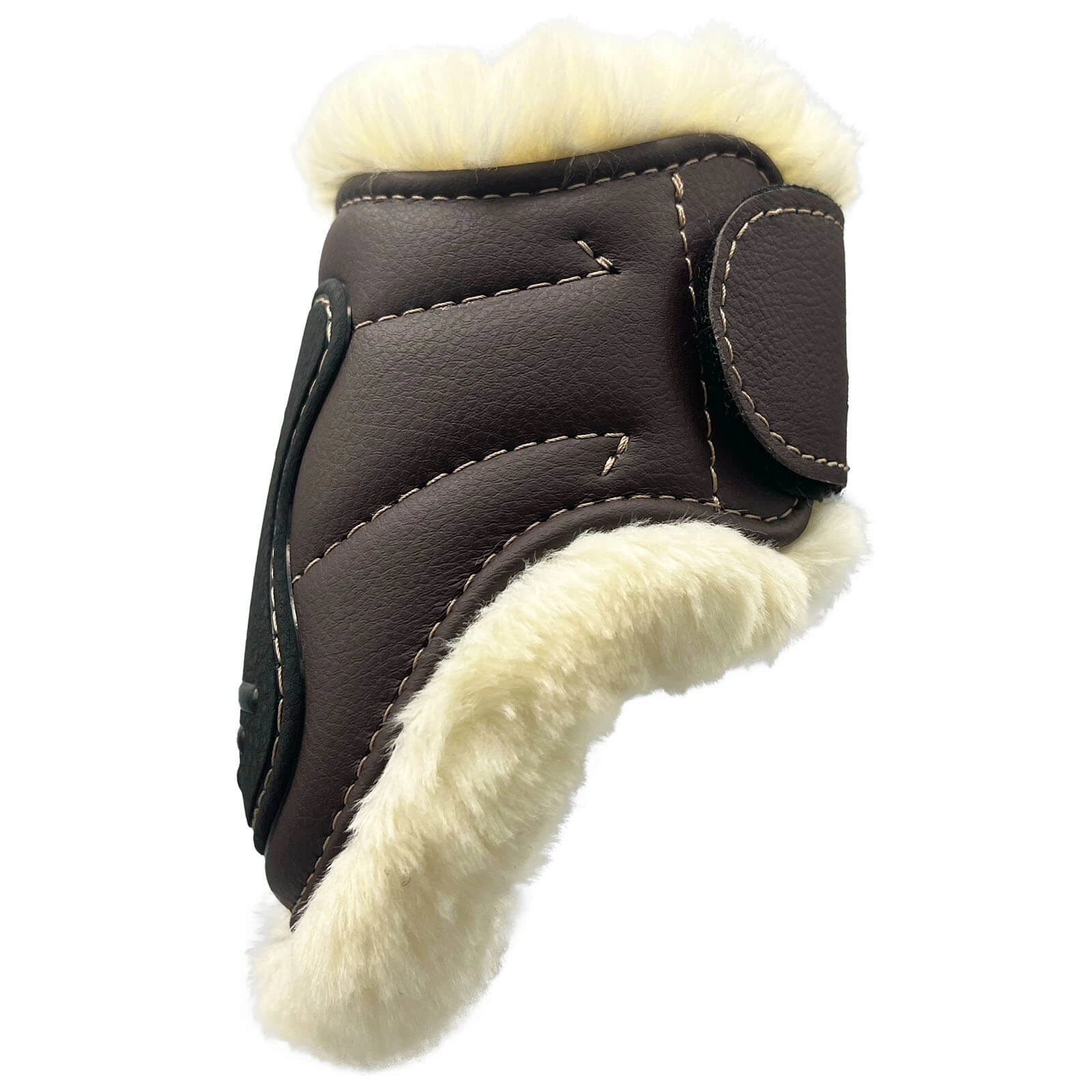 Streichkappen eQuick Glam Rear Fluffy Brown / Cob