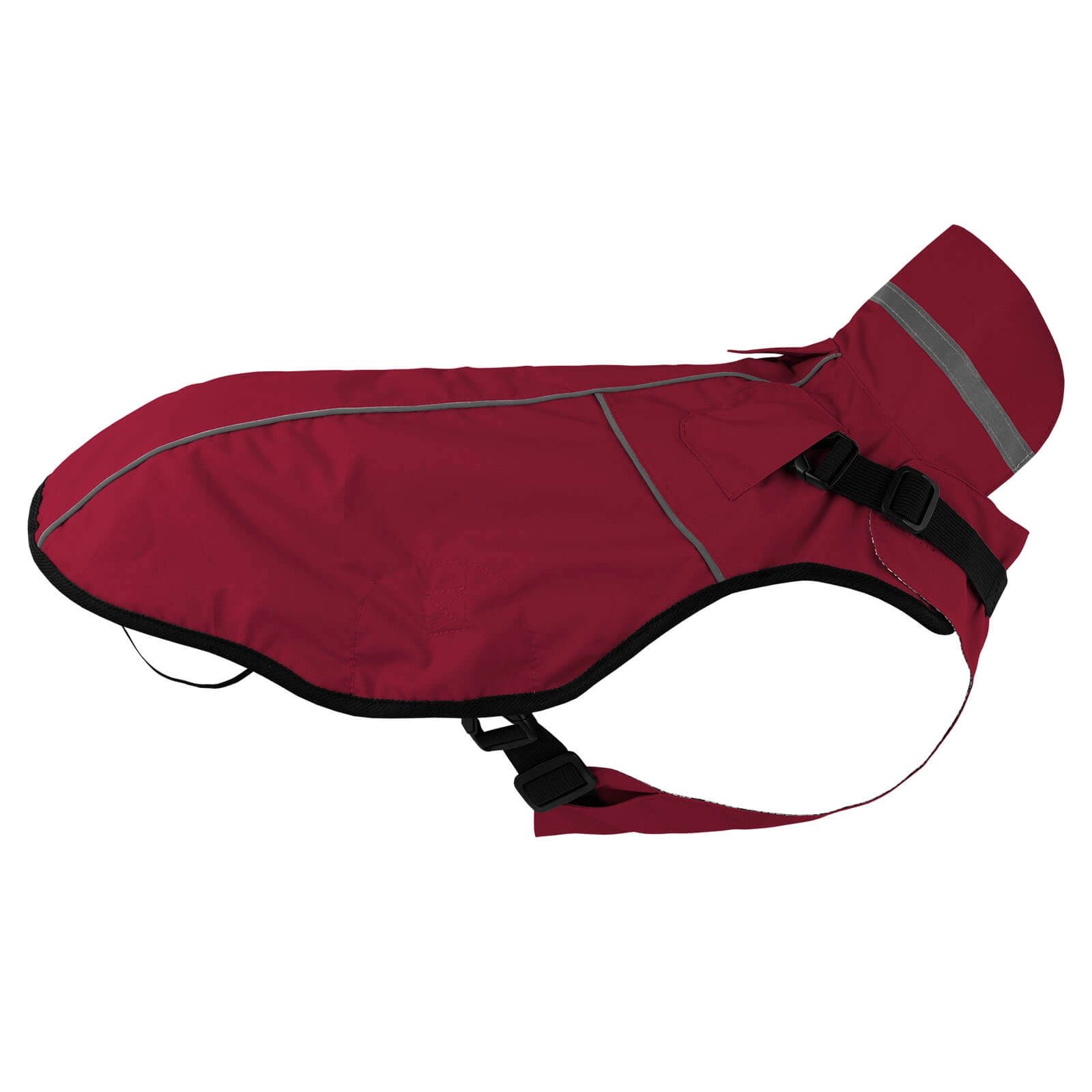 Hundemantel London Regenmantel Sundown Red / 28 cm