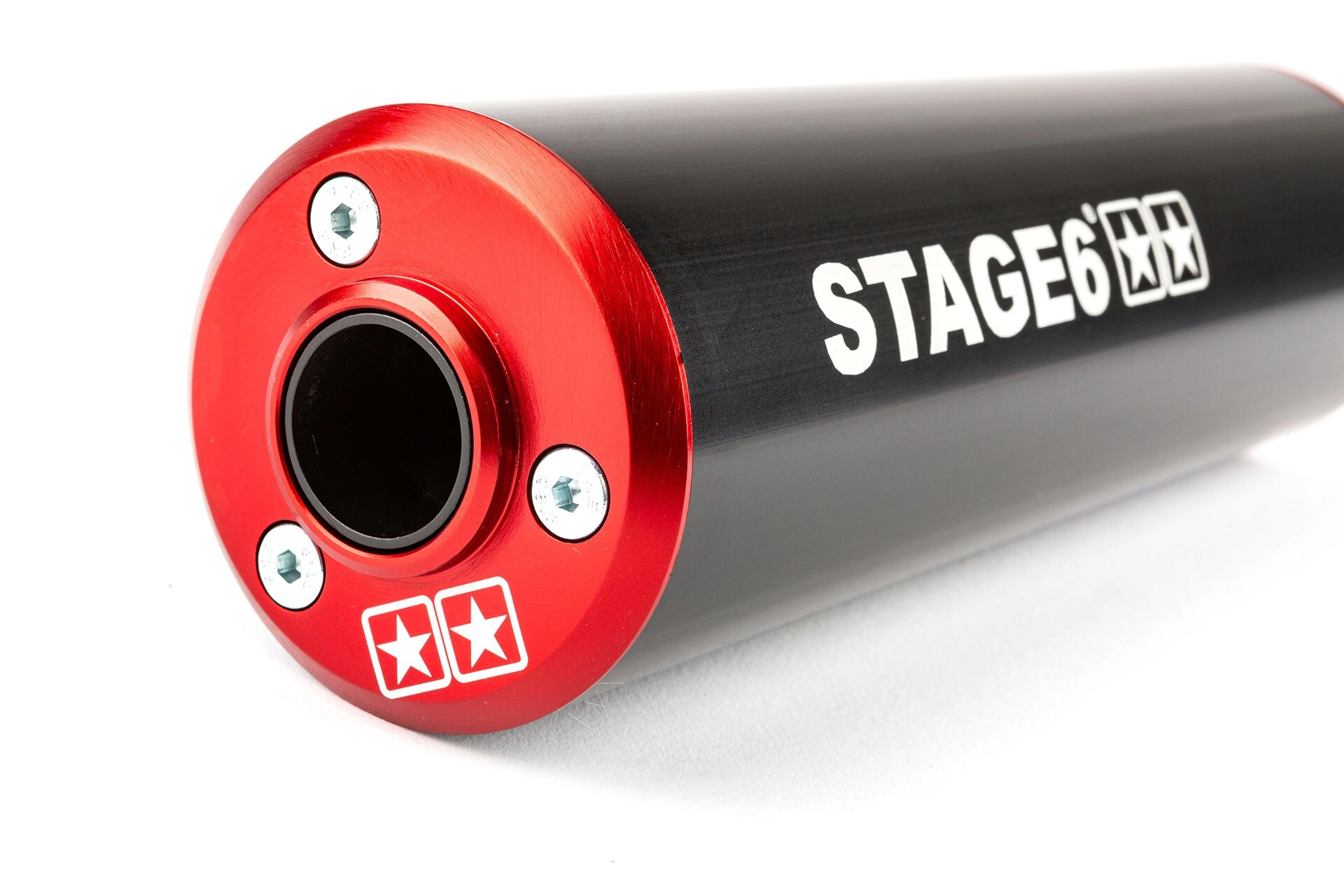Auspuff Stage6 Streetrace 80 - 90 AM6 Rot