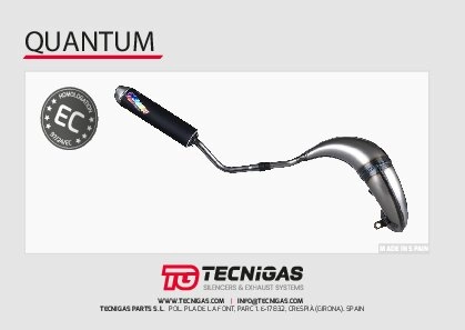 Auspuff Tecnigas Quantum Derbi Senda ab 2000