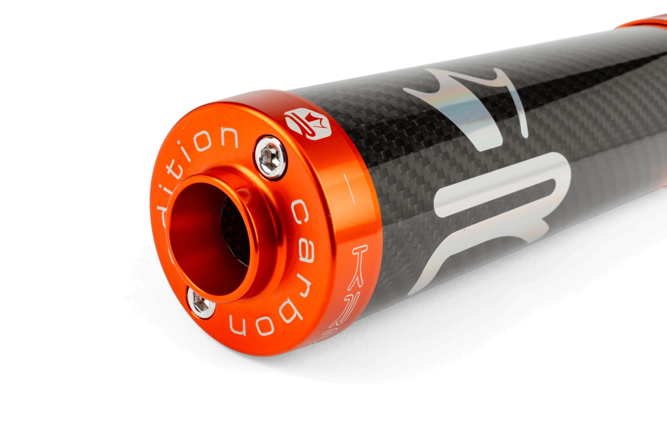 Endschalldämpfer KRM Carbon Hologramm 70-90cc orange