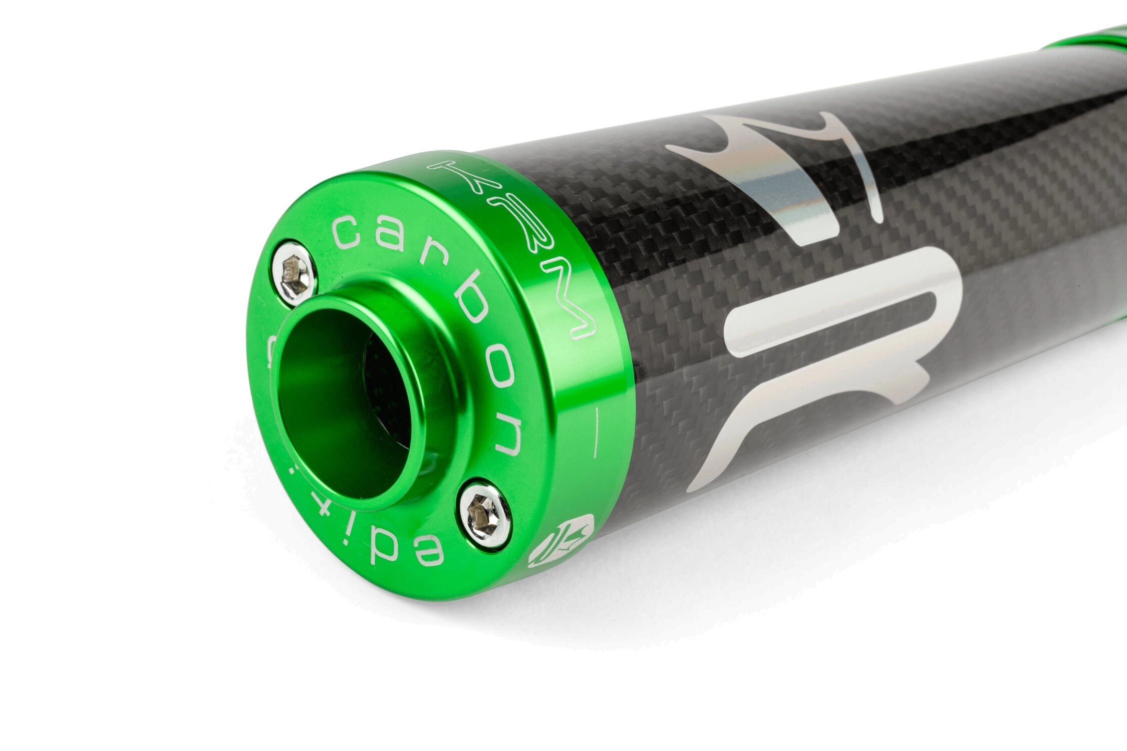 Endschalldämpfer KRM Carbon Hologramm 70-90cc grün
