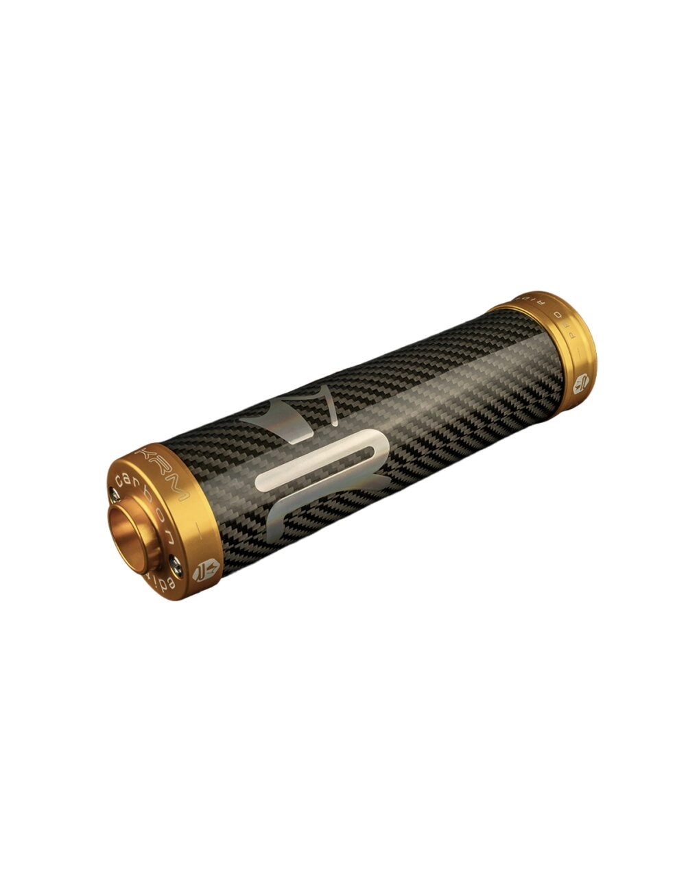 Endschalldämpfer KRM Carbon Hologramm 70-90cc gold
