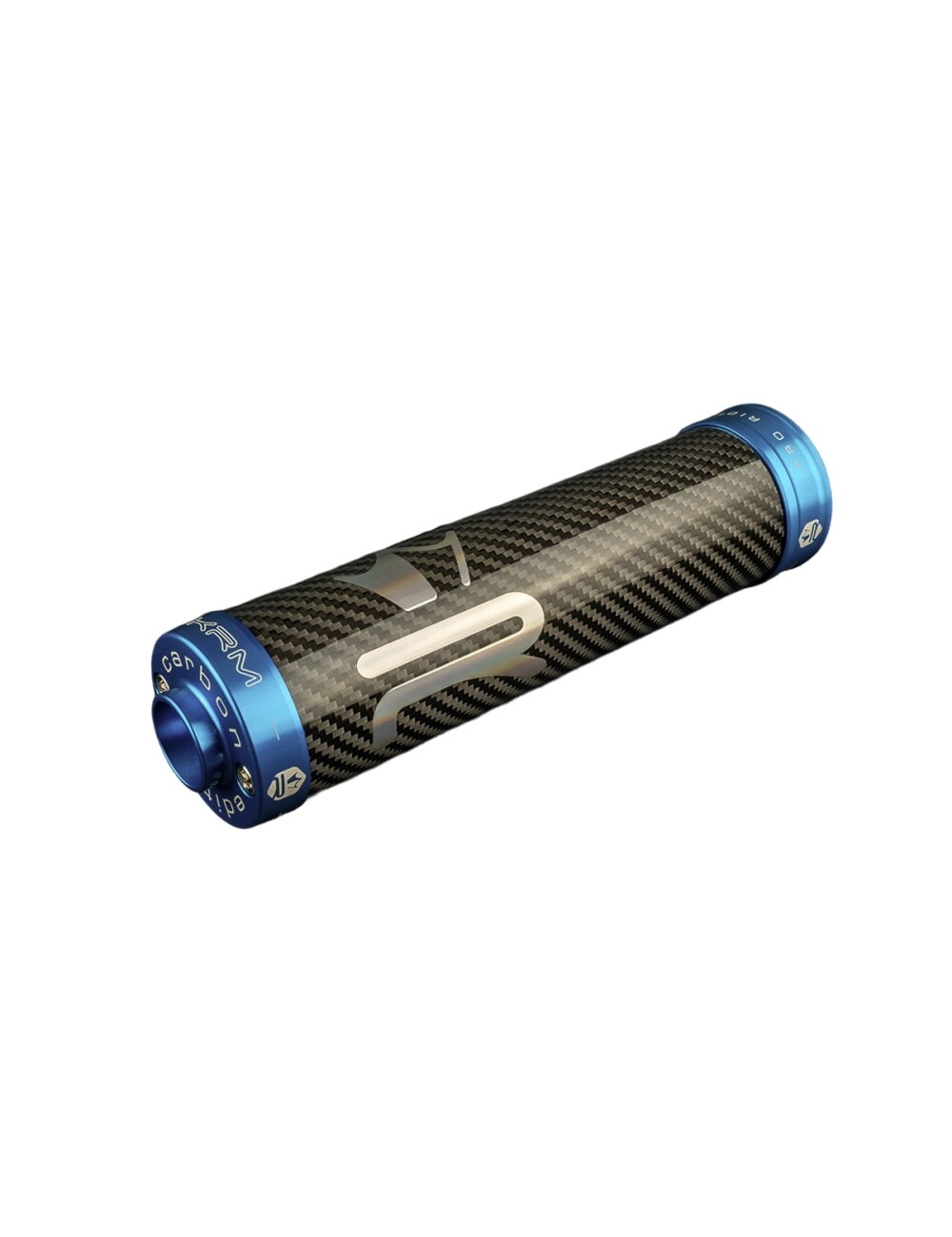 Endschalldämpfer KRM Carbon Hologramm 70-90cc blau