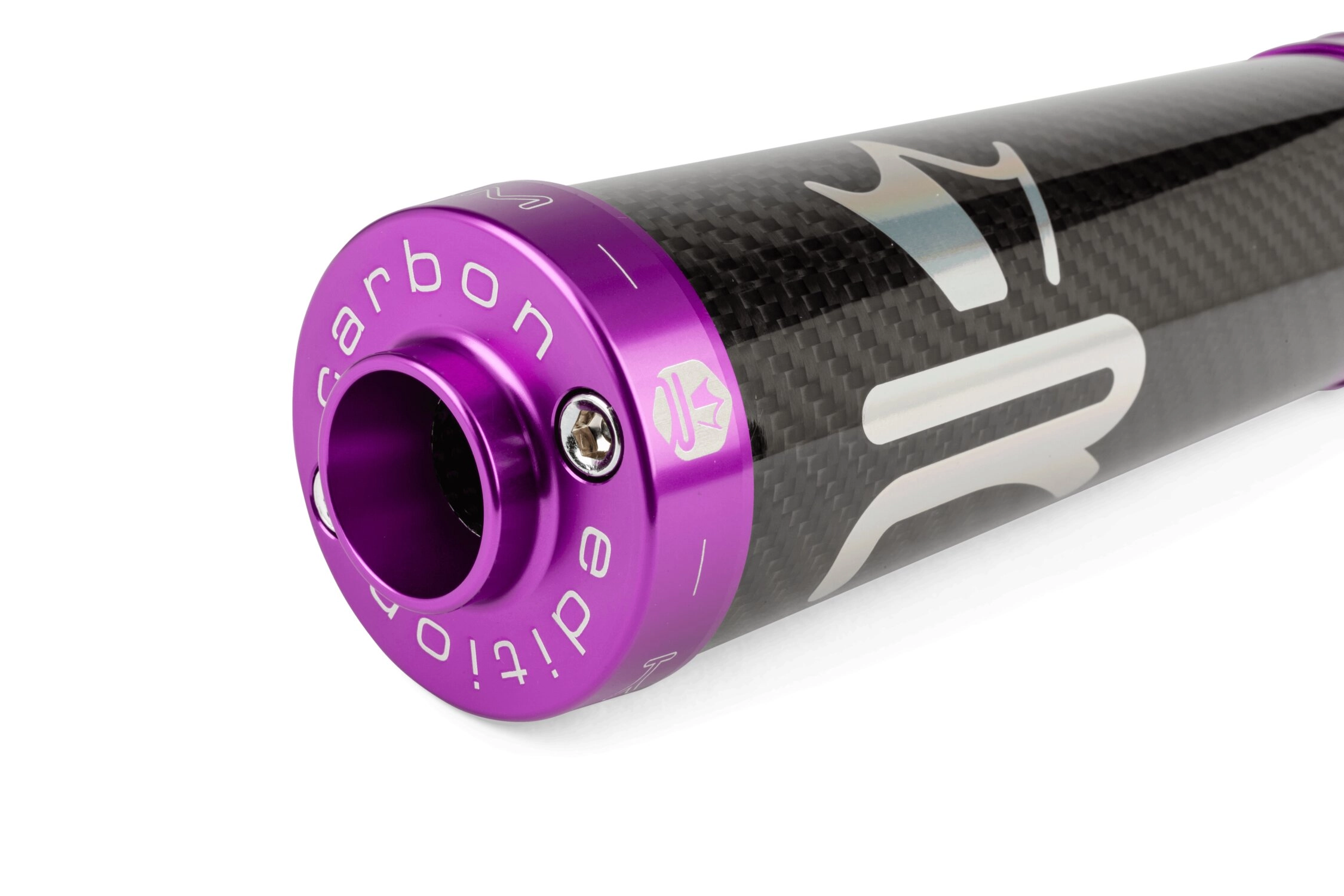 Endschalldämpfer KRM Carbon Hologramm 70-90cc lila