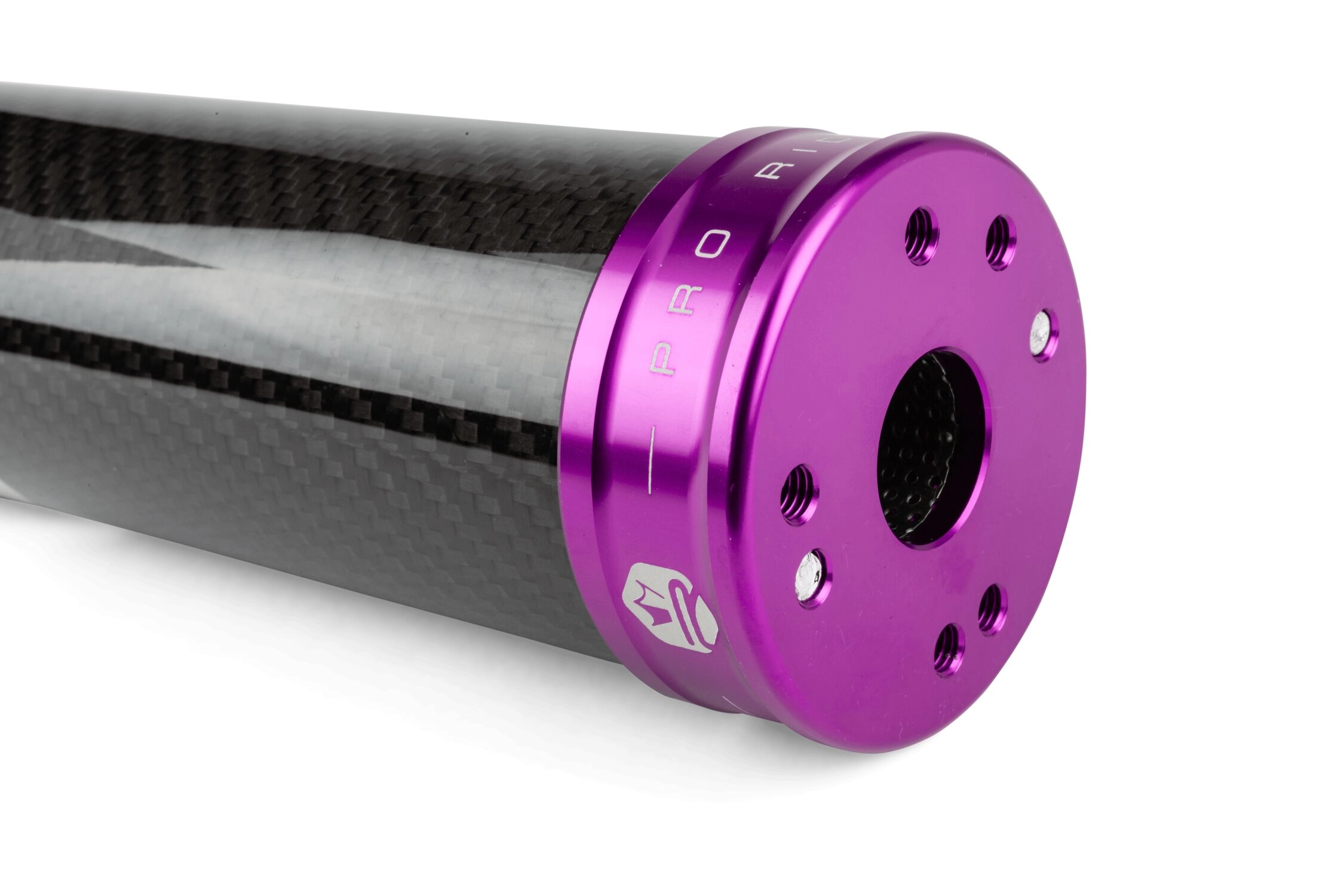Endschalldämpfer KRM Carbon Hologramm 70-90cc lila