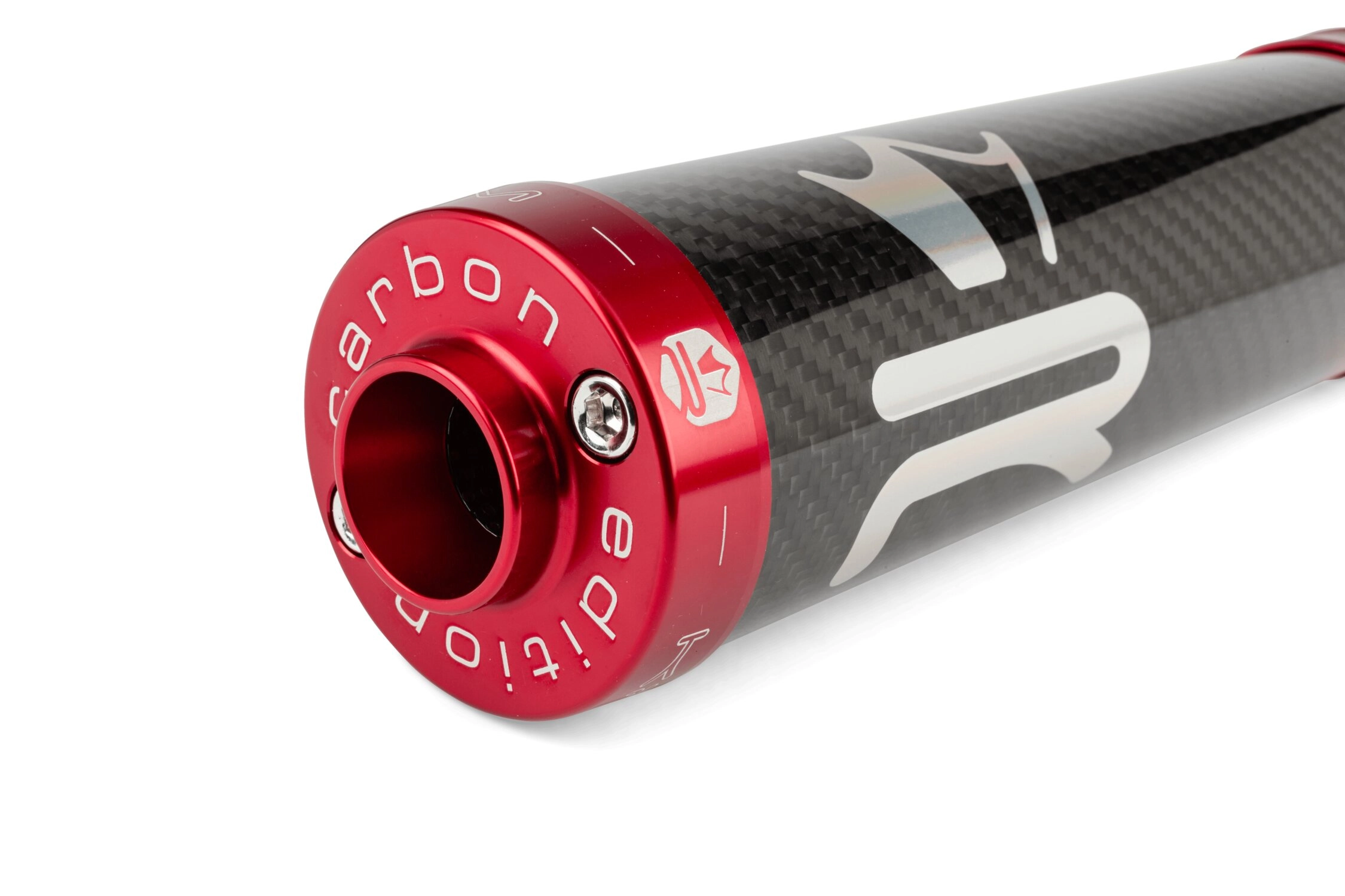 Endschalldämpfer KRM Carbon Hologramm 70-90cc rot
