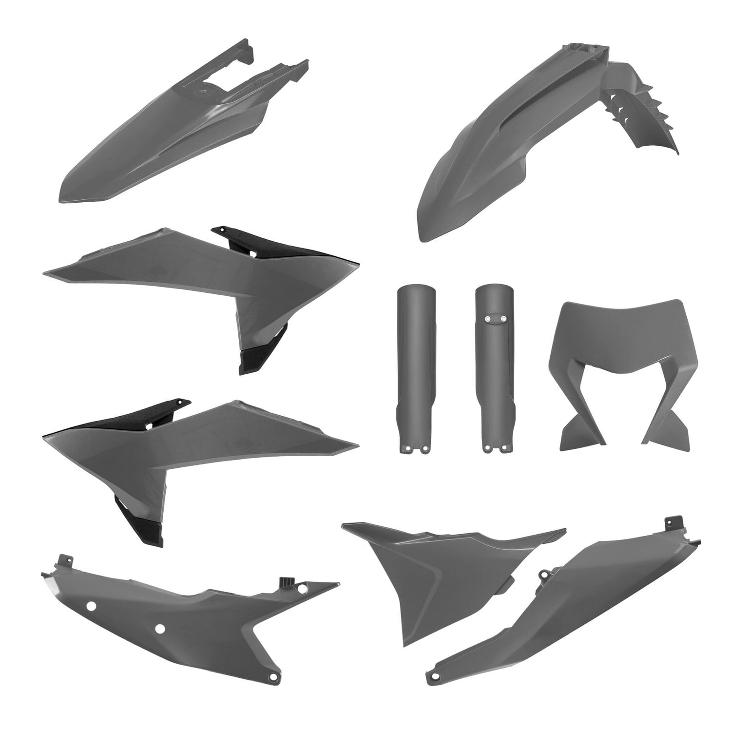 Plastik Kit Polisport KTM EXC 300 2026 Nardo grau