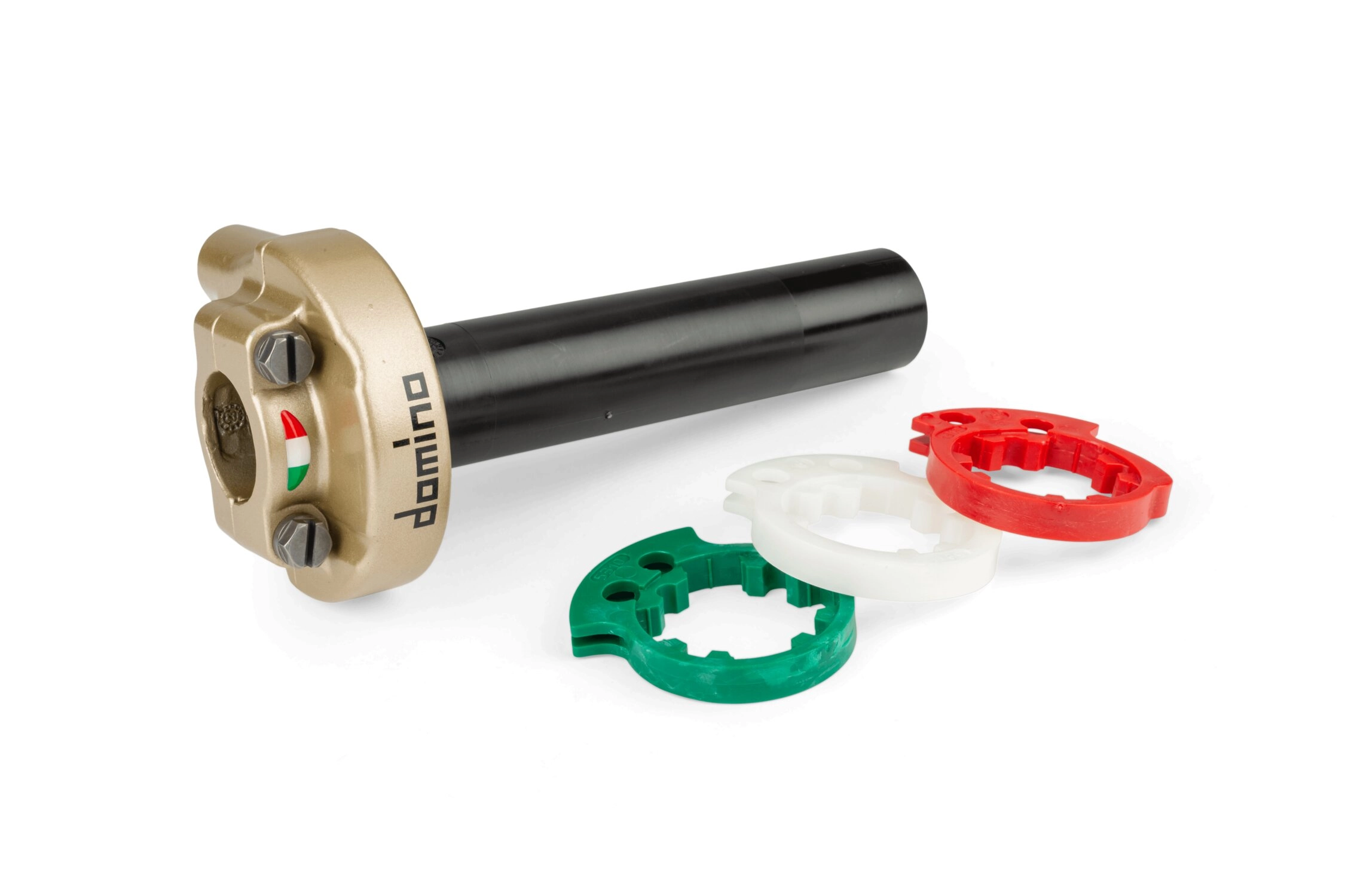 Gasgriff 4T Domino XM2 einstellbar Gold