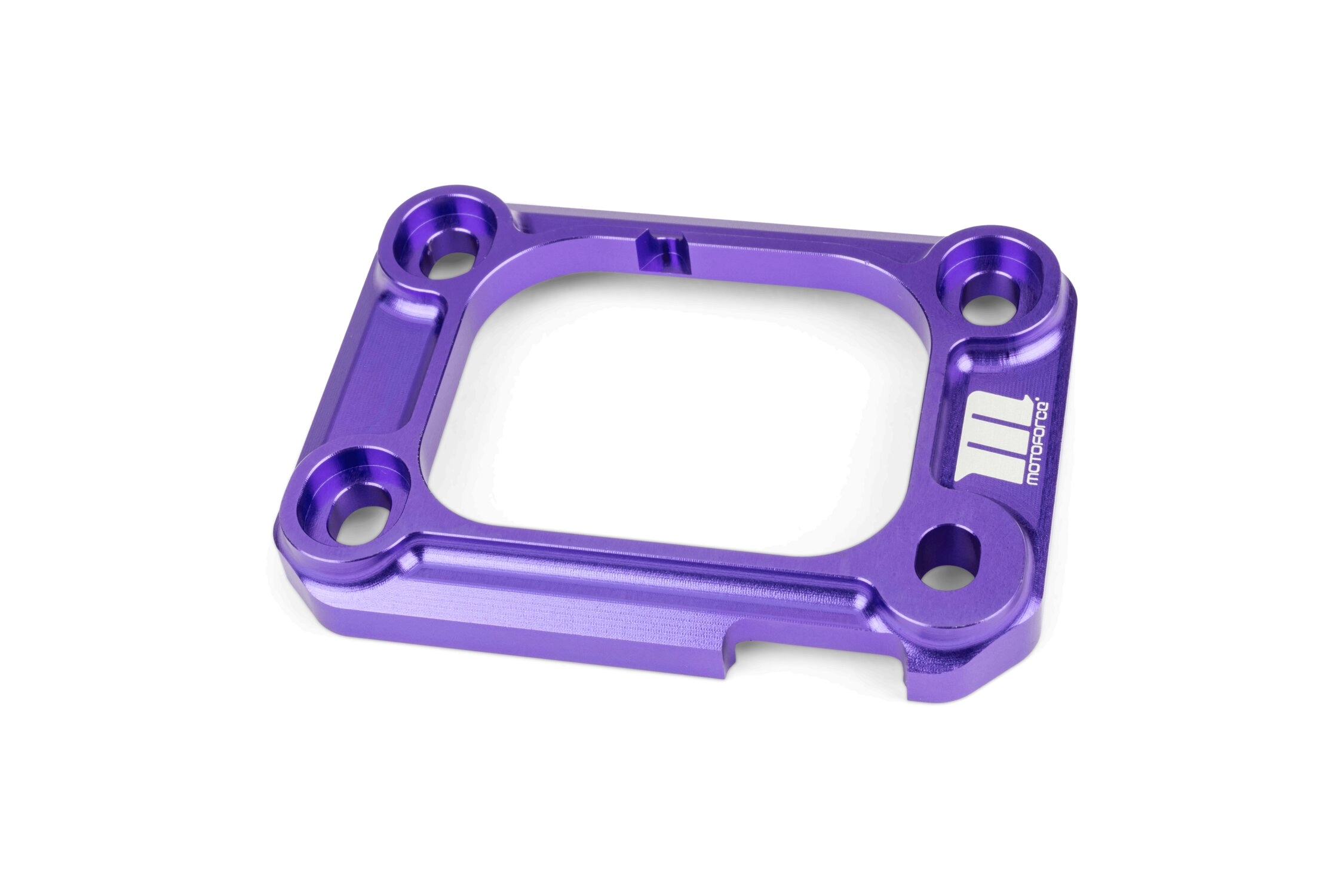 Halteplatte Ansaugstutzen Motoforce Racing AM6 / Derbi lila