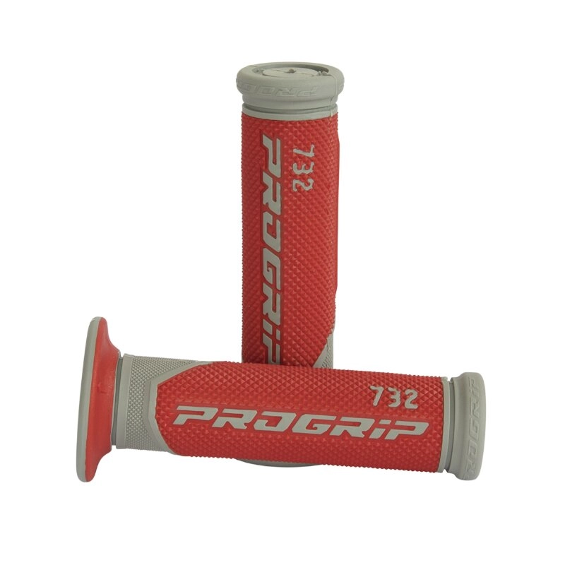 Lenkergriffe Progrip 732 Road rot / grau