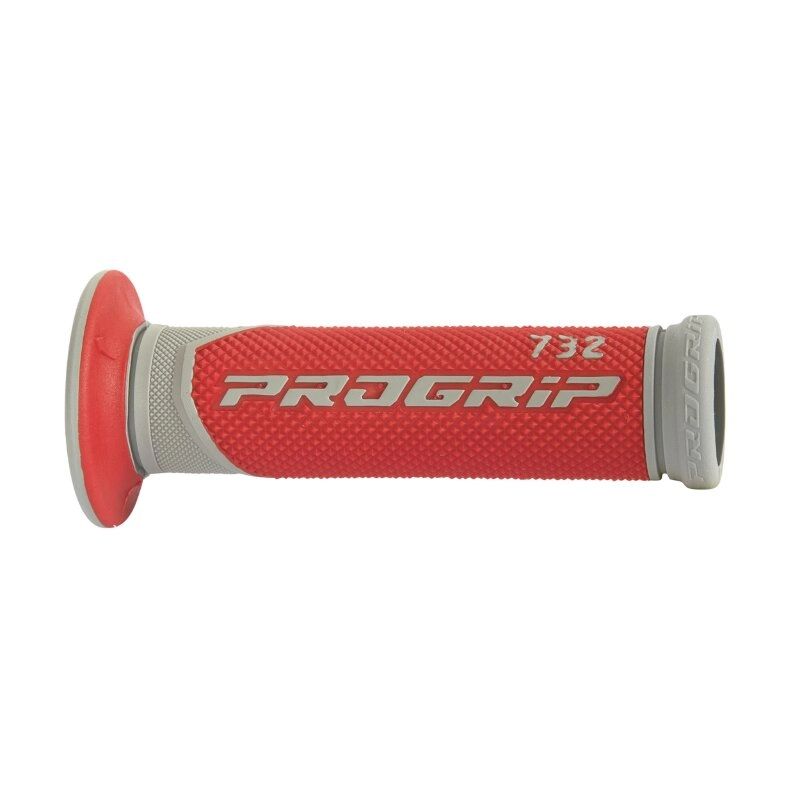 Lenkergriffe Progrip 732 Road rot / grau