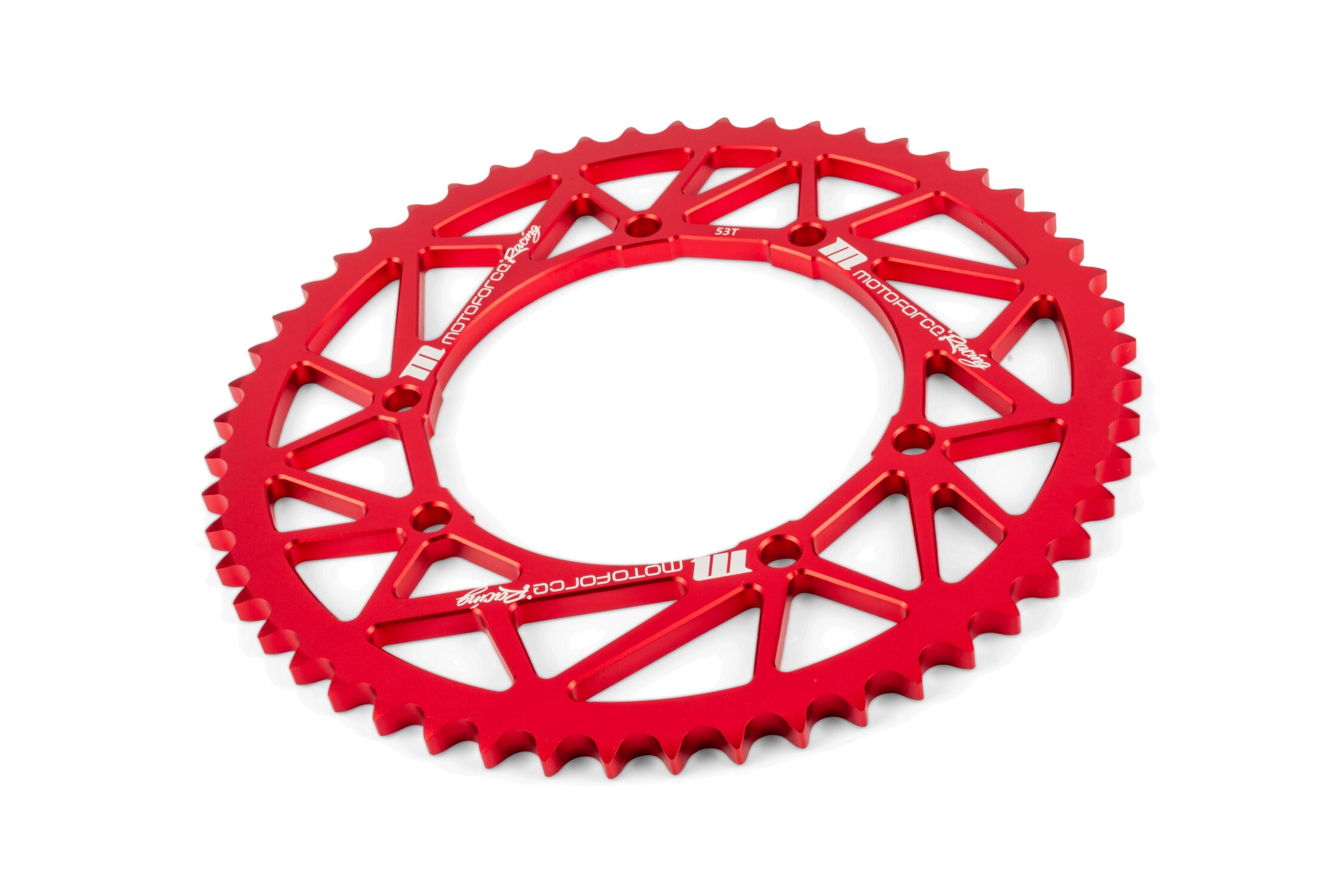 Kettenrad 53 Zähne / 428 MotoForce Racing Alu Rot Sherco 50