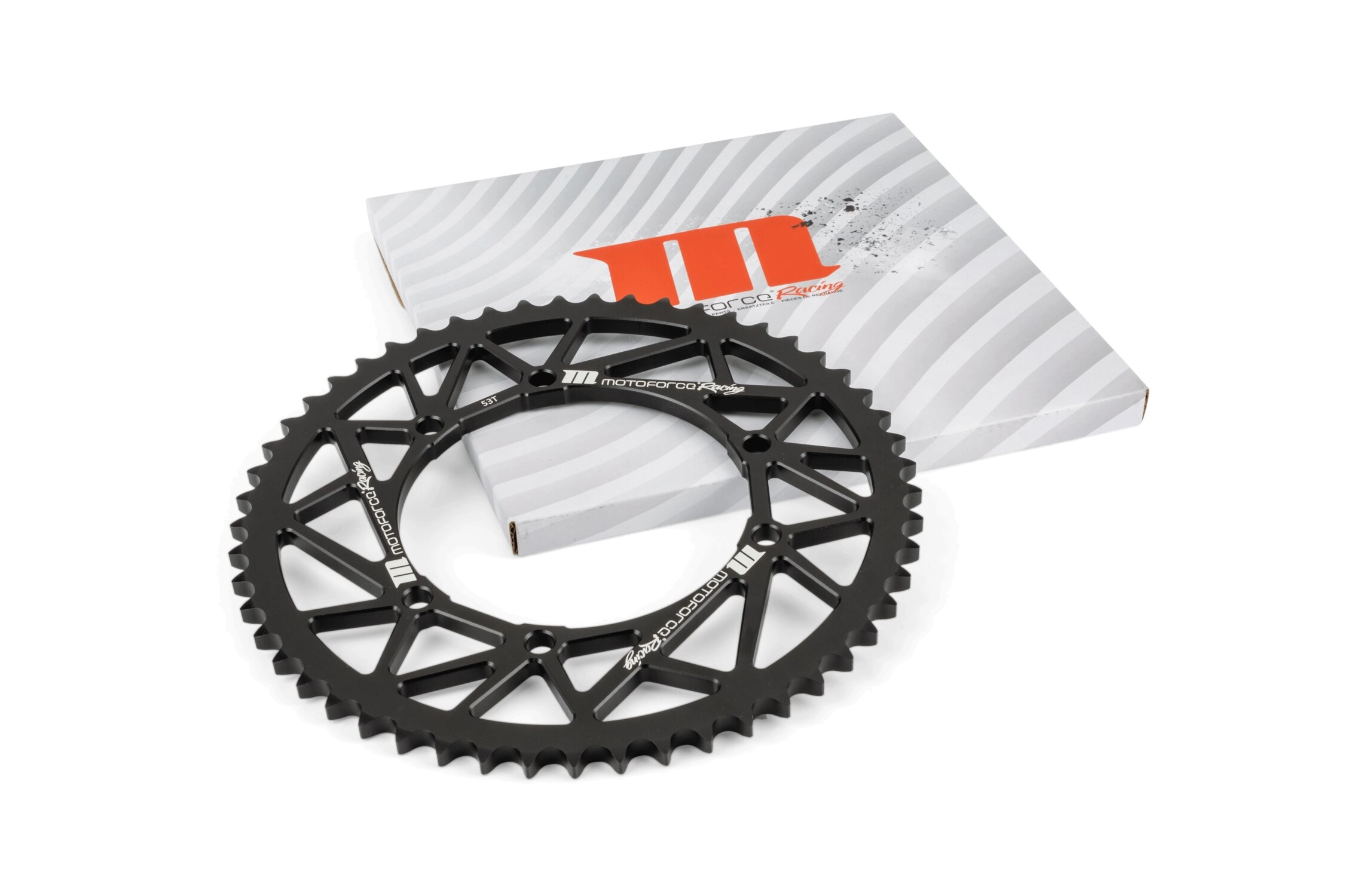 Kettenrad 53 Zähne / 428 MotoForce Racing Alu Schwarz Sherco 50