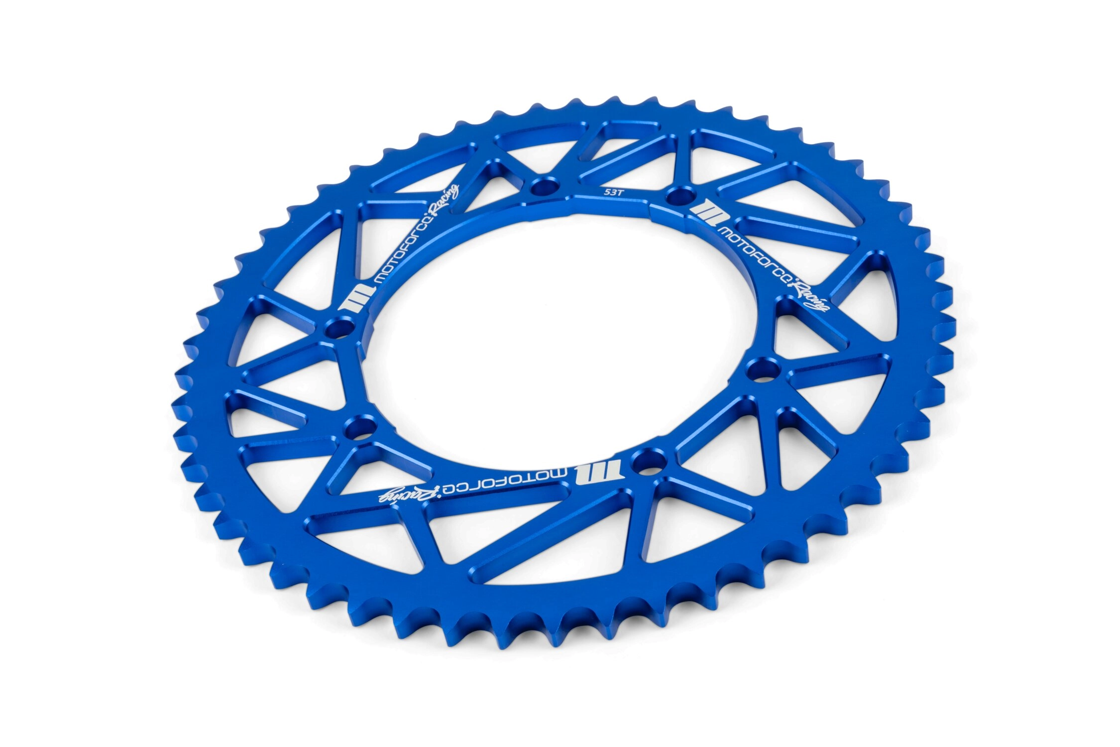 Kettenrad 53 Zähne / 428 MotoForce Racing Alu Blau Sherco 50