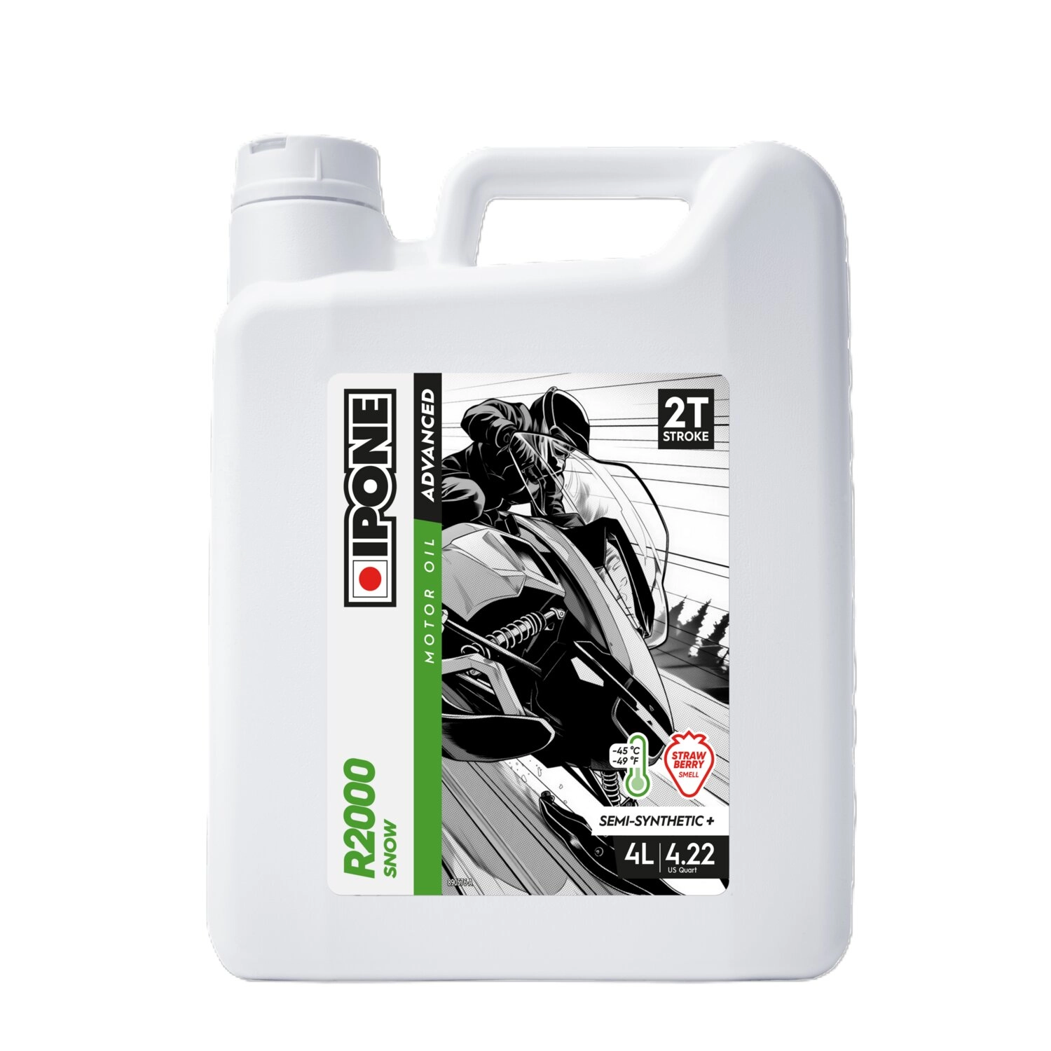 2-Takt Öl Ipone R2000 Snow Erdbeer 4L