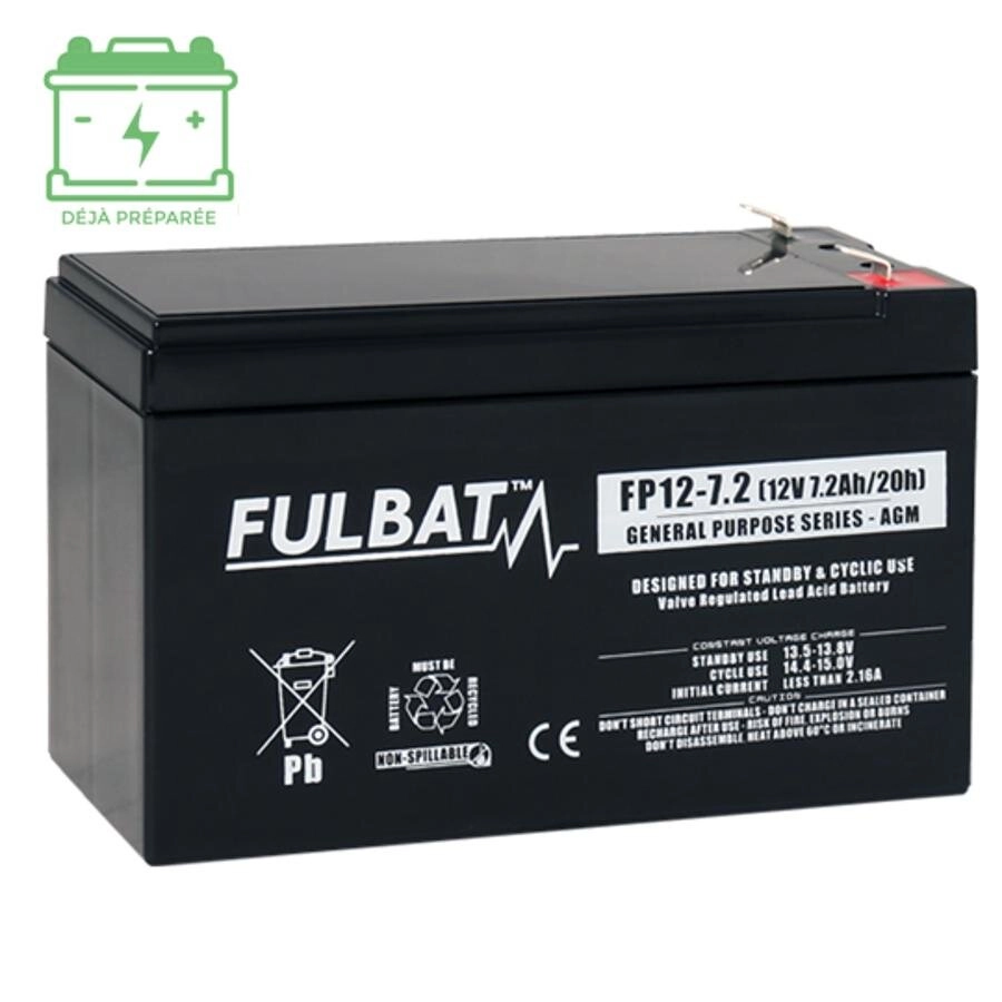 Batterie AGM 12V - 7,2Ah Fulbat FP12-7.2