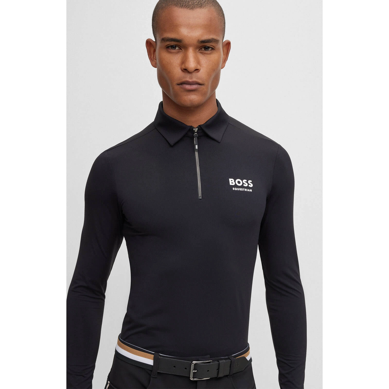 Funktionsshirt Herren Elton Signature Stripe Classic Trainingspolo Black / S