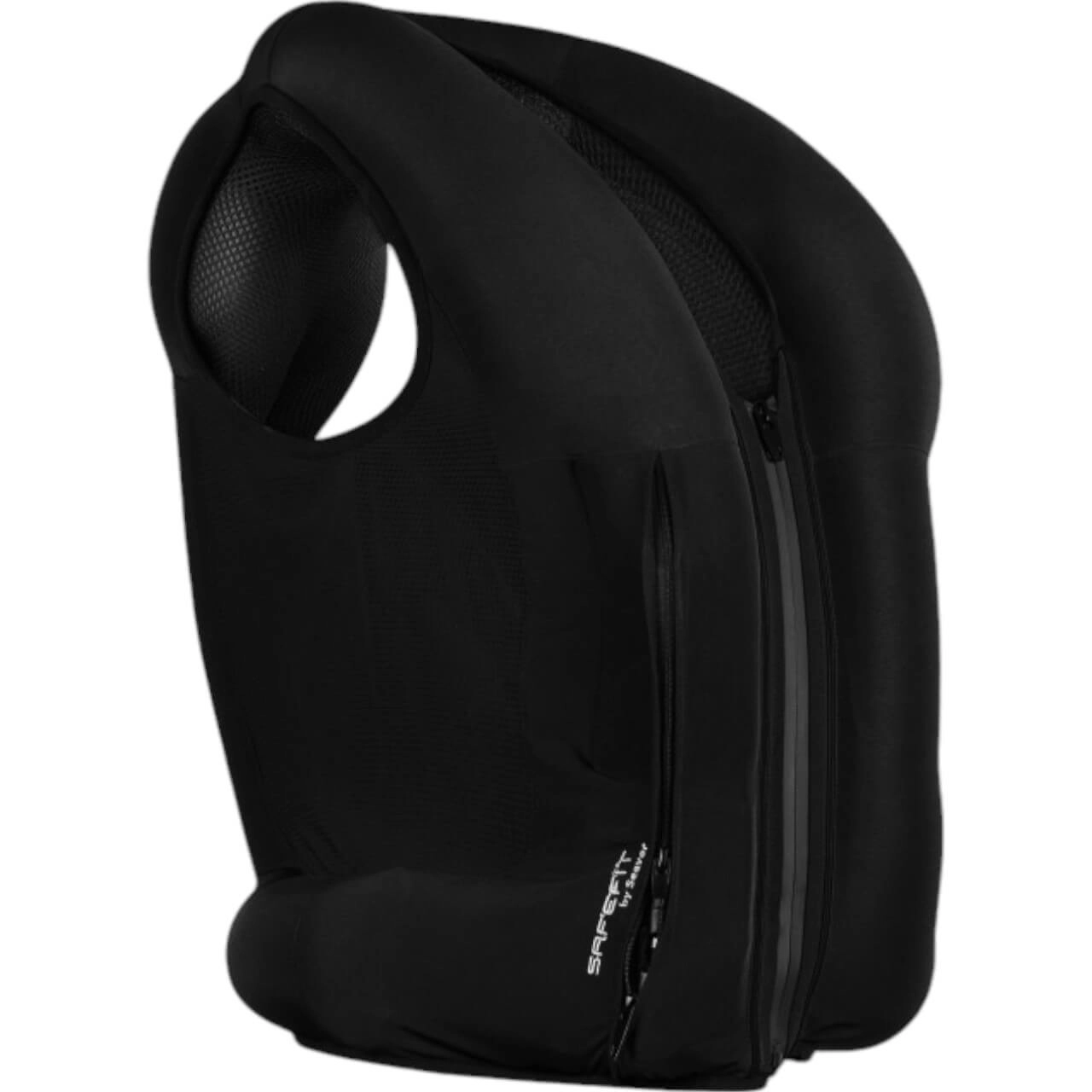 Airbag-Weste SAFEFIT Sicherheitsweste Schwarz / S