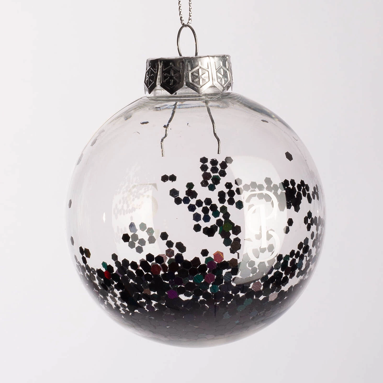 Weihnachtskugel Christmas Ball Sparkly Merlot