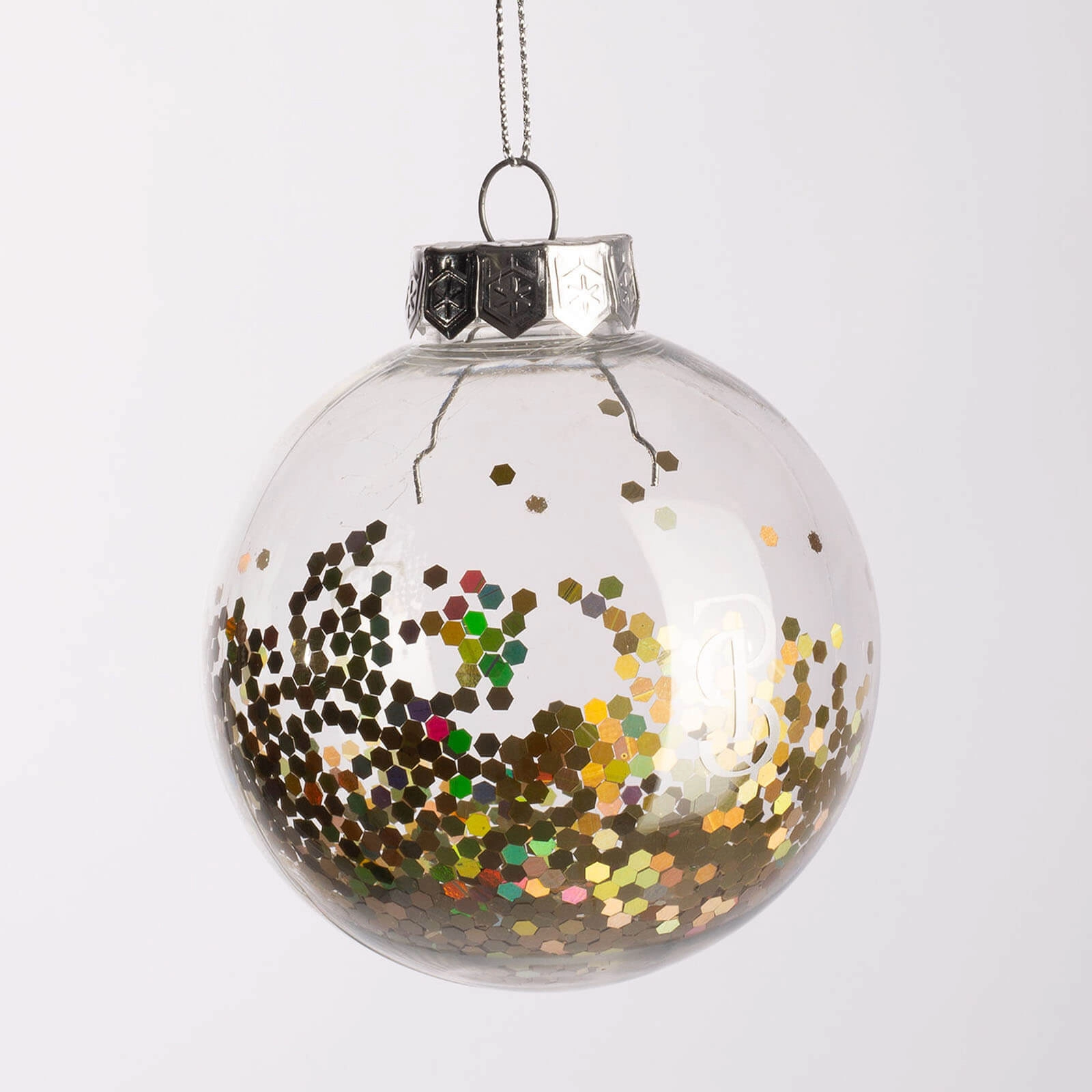 Weihnachtskugel Christmas Ball Sparkly Copper