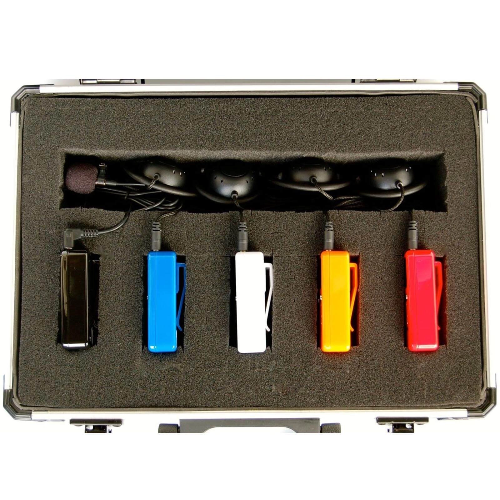 Kommunikationssystem Multi 4 Komplett Audio-Headset-System Bunt