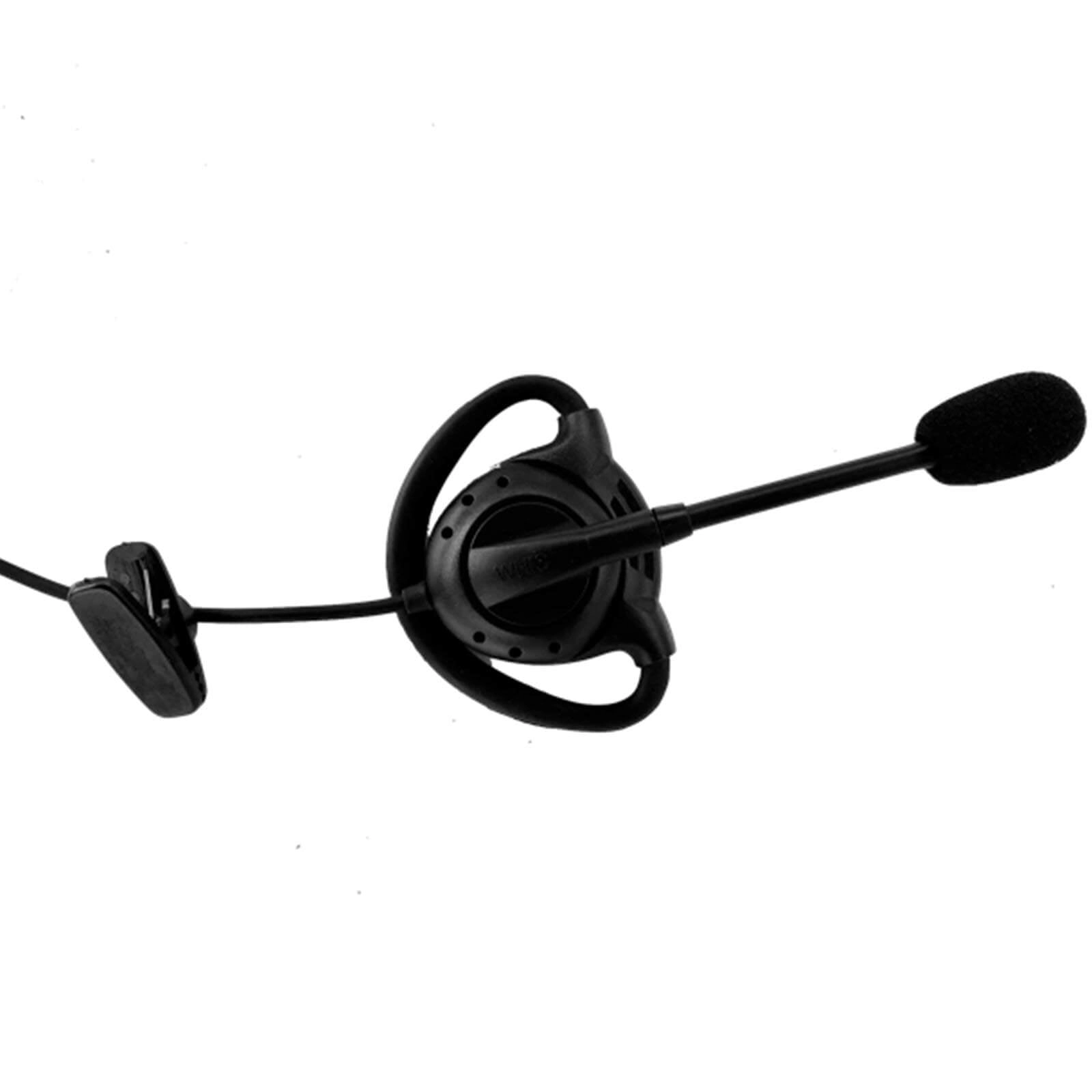 Headset Competition für Kommunikationssystem Kopfhörer Schwarz