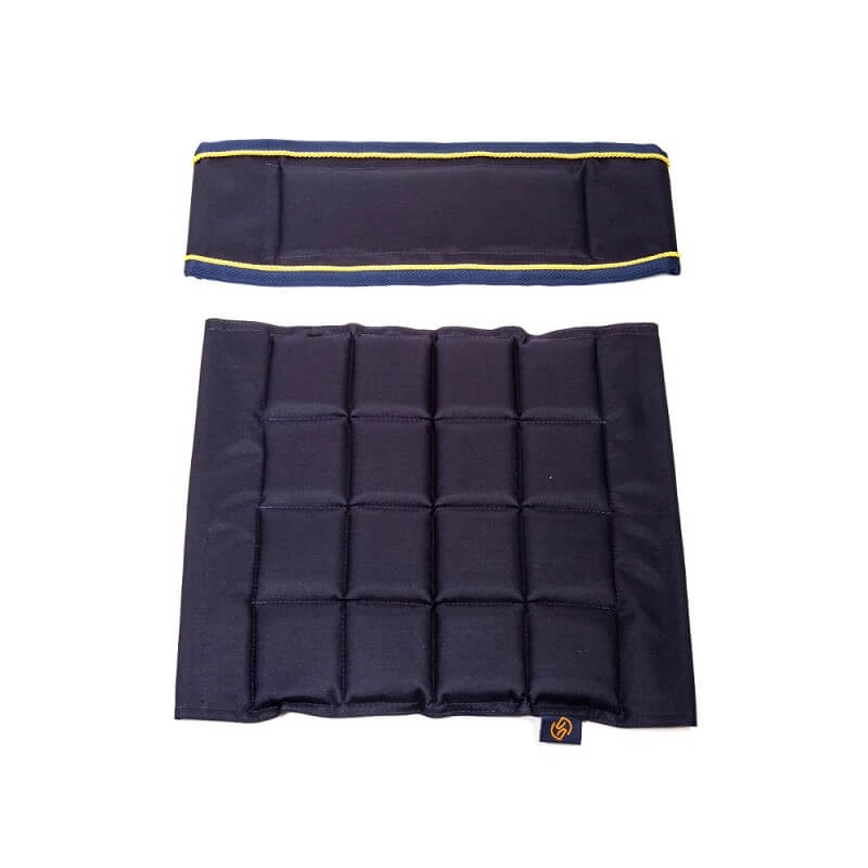 Stoffteil Sitz und Lehne für Stuhlrahmen Gold/Navy