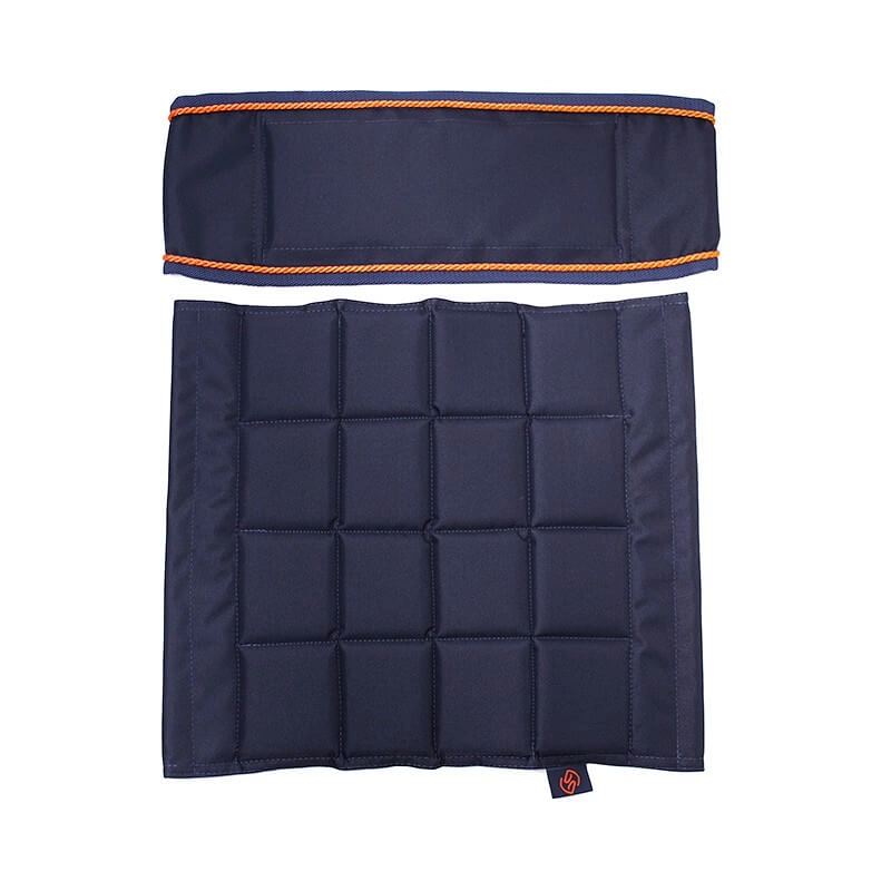 Stoffteil Sitz und Lehne für Stuhlrahmen Navy/Orange