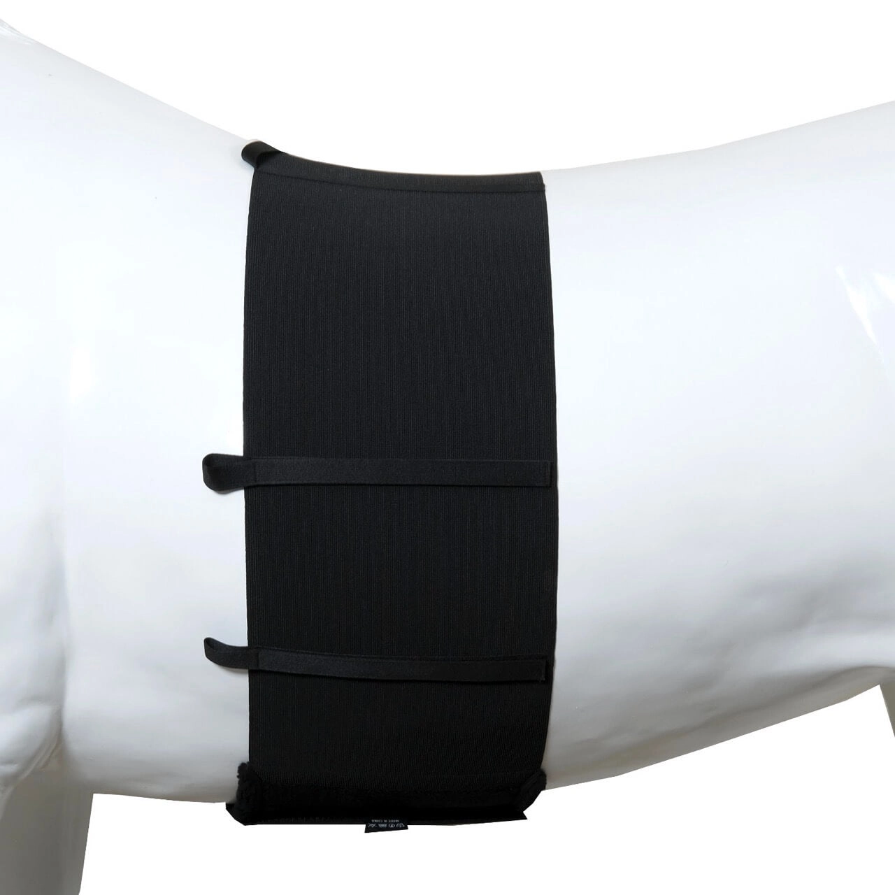 Sporenschutzgurt Bauchschutz Schwarz / 175 cm