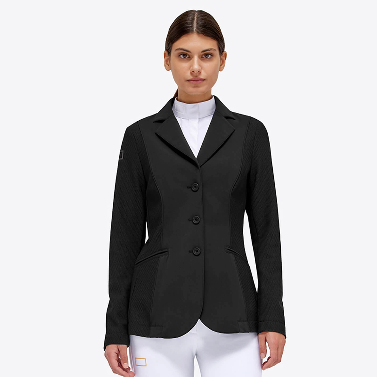 Jacket Damen RG Jersey And Mesh Riding Jacket FS 2024 Turnierjacket Black / 36 (It 42)