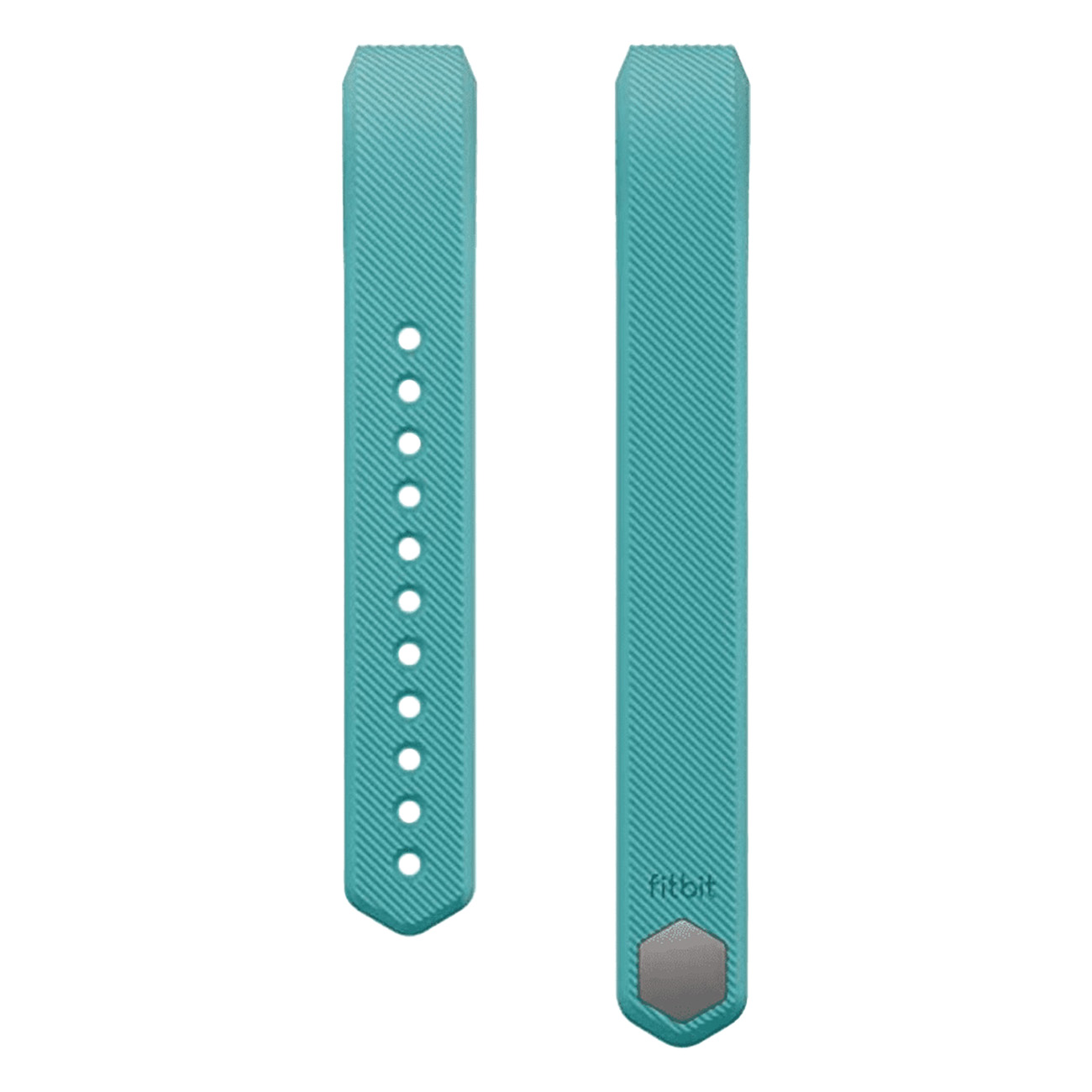 Fitbit Classic Armband Gr. L für ALTA blau | Umfasst Handgelenke von 17 bis 20,5 cm Umfang | Elastomer-Material | Schweiß-, regen- und spritzwasserbeständig | Türkis